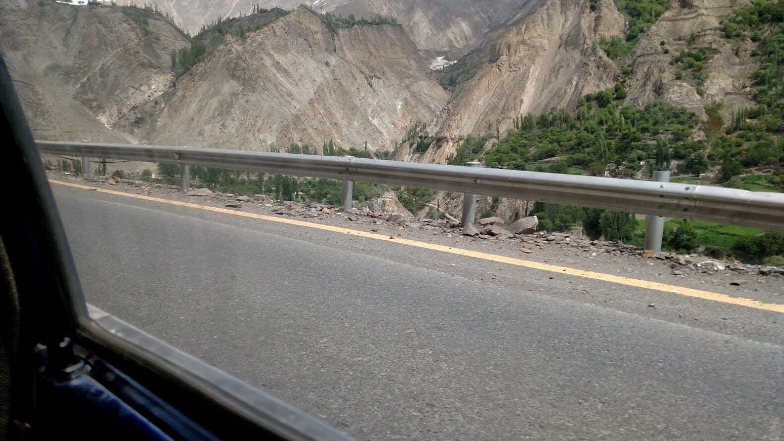 Caused by a landslide.