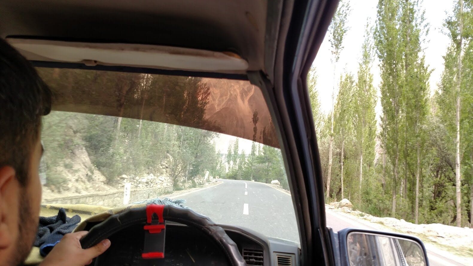 Caused by a landslide.