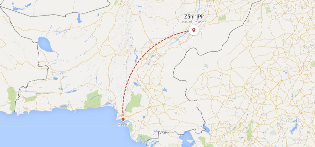 Day 1: Karachi to Zahir Pir.