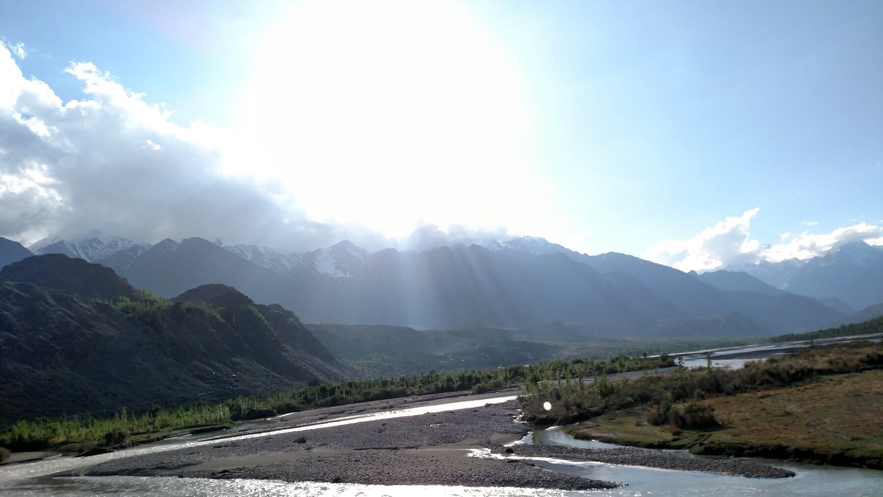 The valley on the way to Gupis.