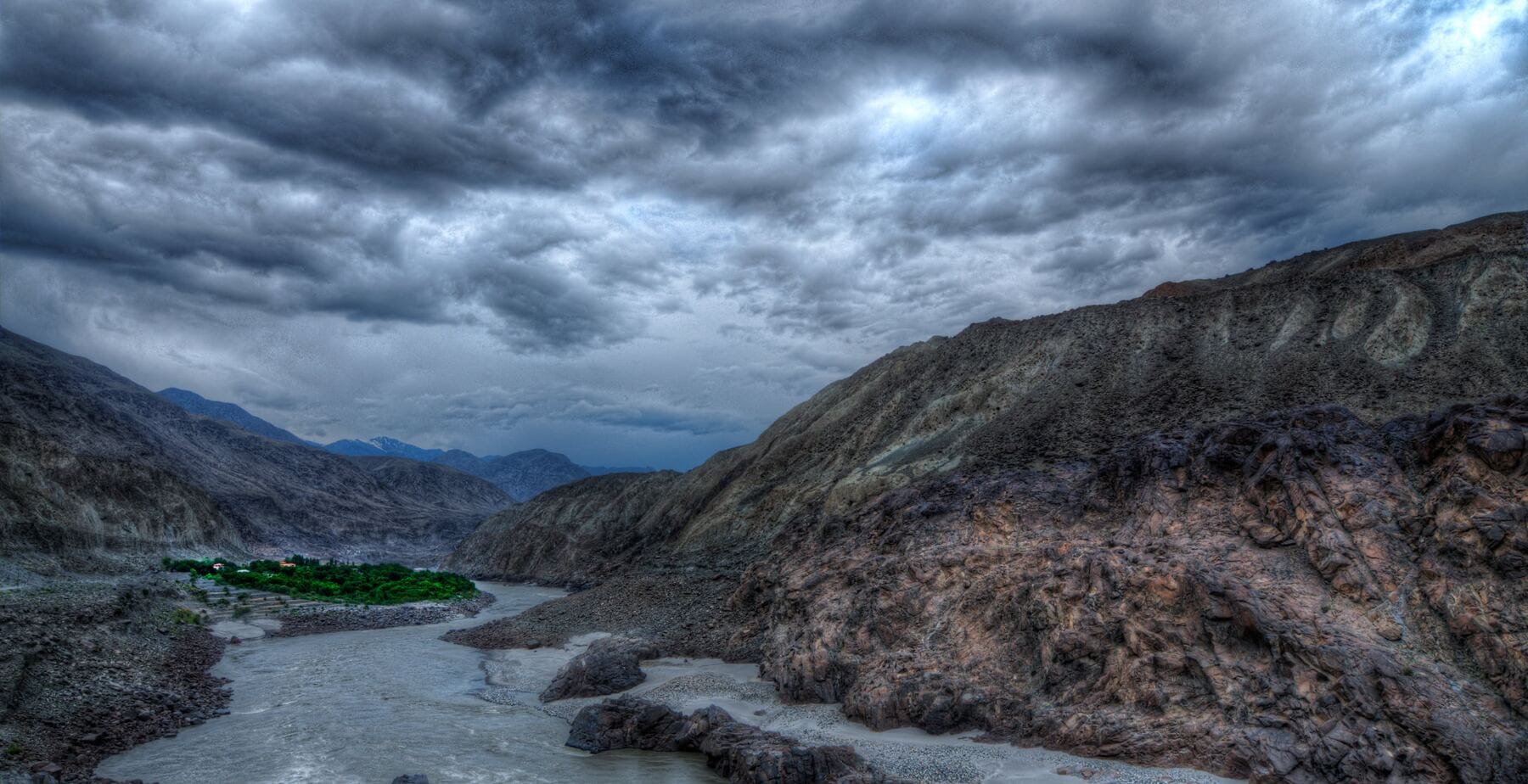 Clouds over the valley.