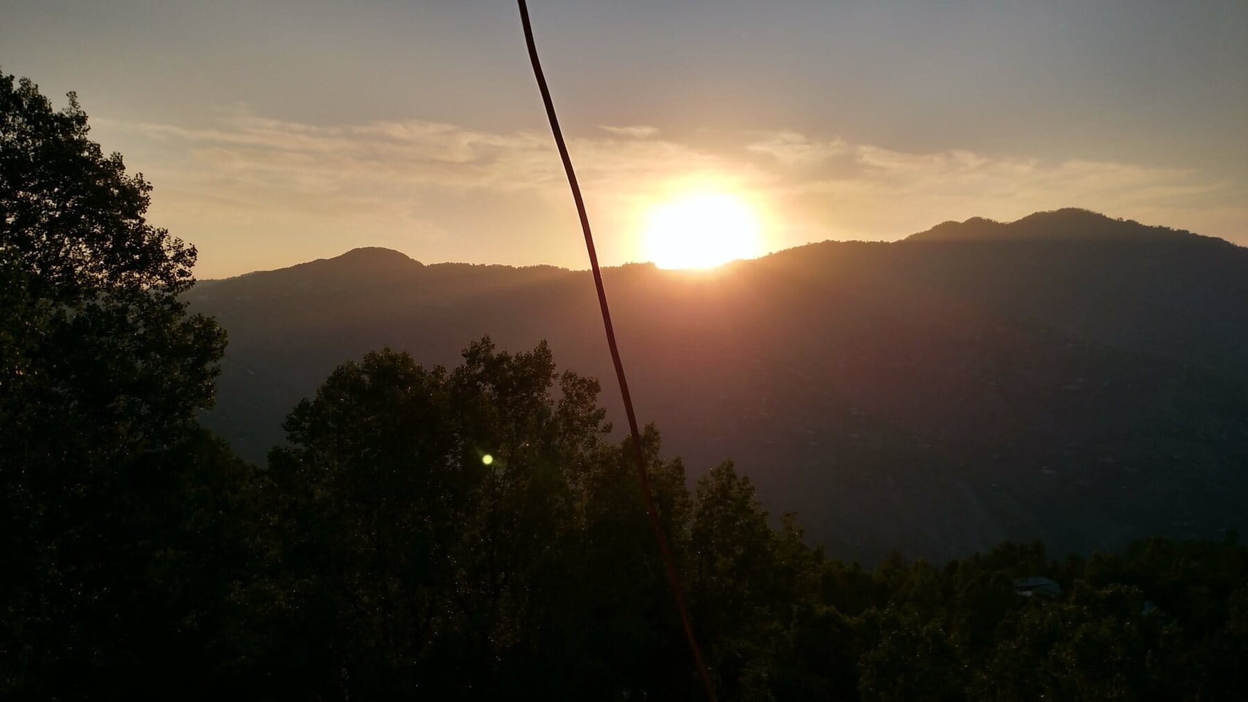 Sunset over Bhurban.