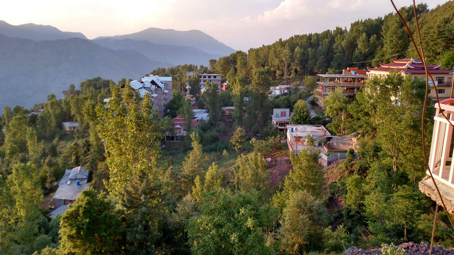 Sunset over Bhurban.