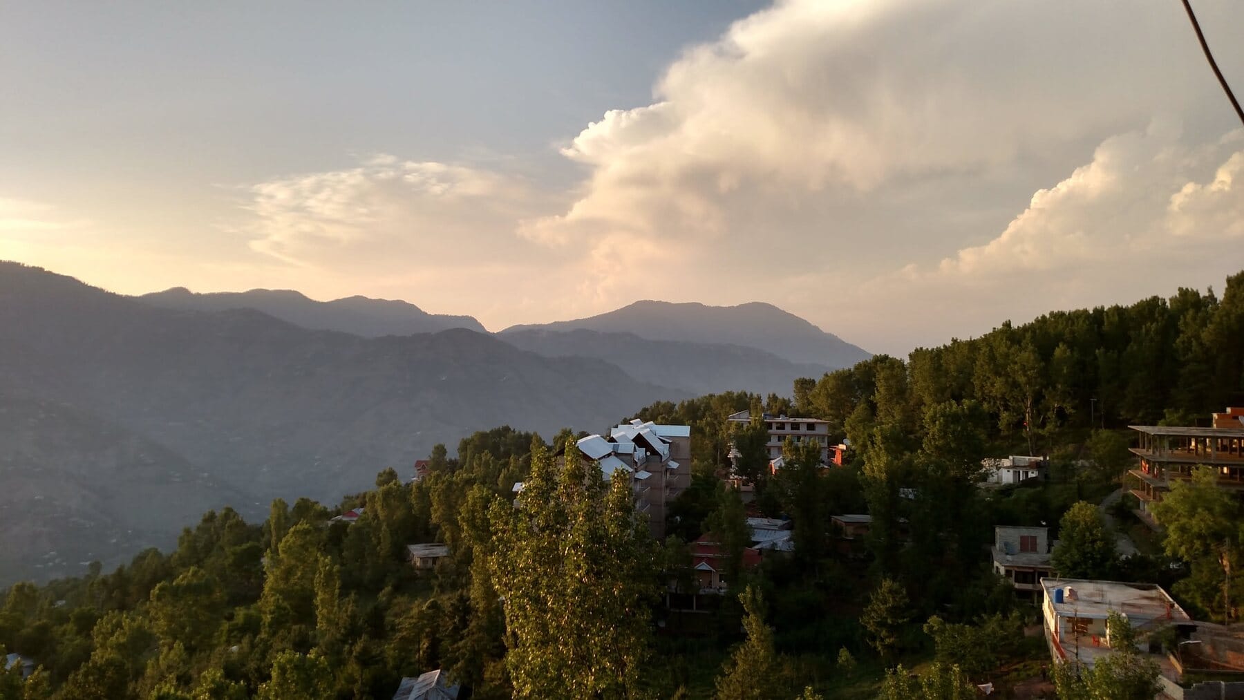 Sunset over Bhurban.