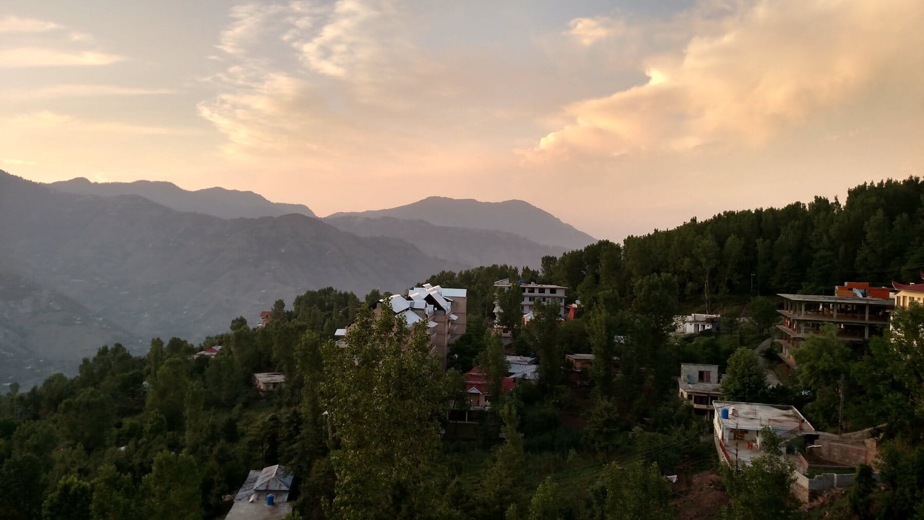 Sunset over Bhurban.