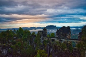 Backpacking in Saxon Switzerland National Park, Germany